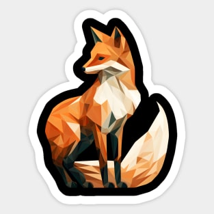 Fox Geometric Sticker